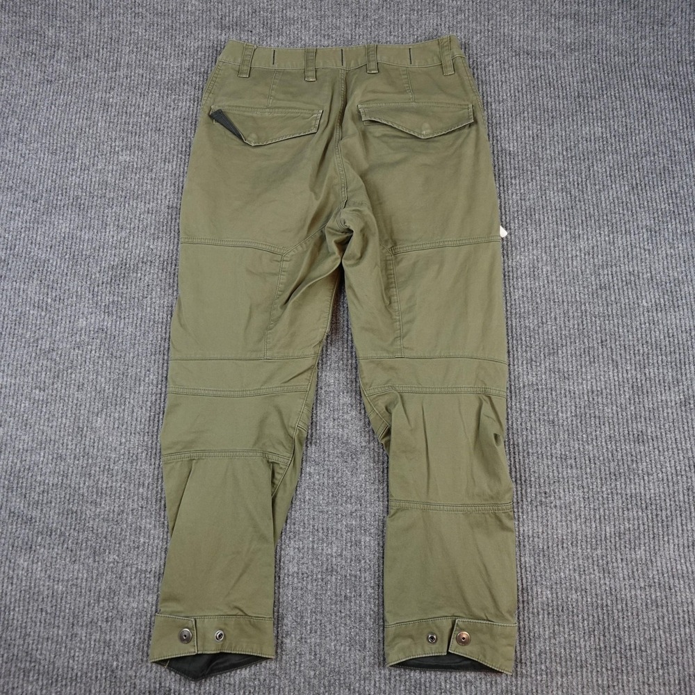 G-Star RAW Rackam Cargo Pants Mens 32x30 Green Canvas Slim Tapered Outdoor - Picture 6 of 9